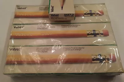 1 Box Vintage Faber Castell Velvet Smooth Writing Pencils 3557-2 Medium Soft #2 • $21.50