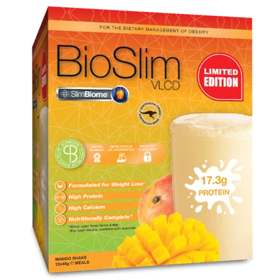 £26.28 • Buy BioSlim VLCD 12 X 46g Sachets - Mango Shake (LTD Edition) SlimBiome® Weight Loss