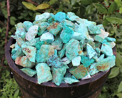 $25.95 • Buy Turquoise Rough Natural Stones Bulk Wholesale Lots - Natural Turquoise Crystals