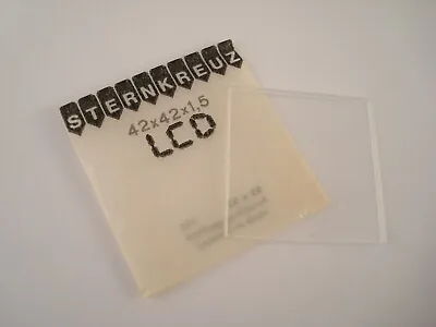 Watch Crystal / Acrylic Blanks - Sternkreuz 'LCD' - Make Your Own Watch Crystals • £6.15