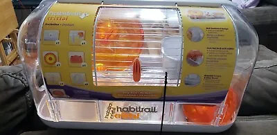 Habitrail Cristal Hamster Cage Small Animal Habitat With Hamster Wheel  Water • $25