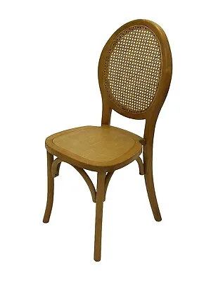 4 X Wooden Dining Chairs Wooden Kitchen Chairs Wooden Dining Chair Cane Back • £299.99