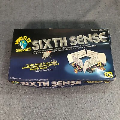 Vintage Mind Flex Games Sixth Sense Board Game 2 - 4 Players 1978 Complete • $12.99