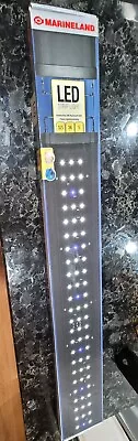 Marineland 36in LED Aquarium Strip Light  36” White & Blue Works Great!  • $19.99