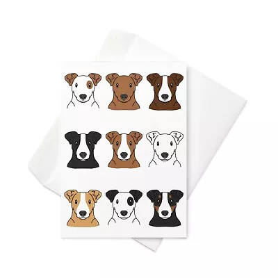 Jack Russell Card Jack Russell Birthday Card Dog Print Card Jack Russell Gifts • £2.69