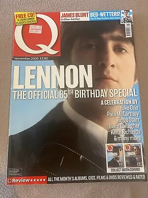 John Lennon 65th Birthday Q Magazine Nov 2005 • $25