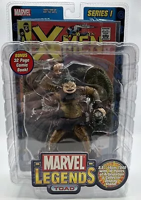 ToyBiz Marvel Legends Series 1 Toad 6  Action Figure 2002 NIB MOC Excellent • $55