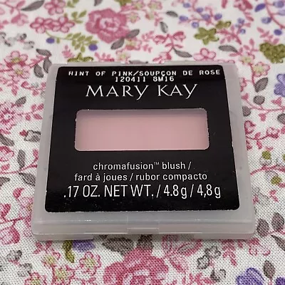 Mary Kay  HINT OF PINK  Chromafusion Blush- Full Size- Cheek Color • $11.99