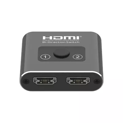 HDMI Splitter / Switch 2 Port Bi- Direction 4K Ultra HD 1 In 2 Out 2 In 1 Out • $12.99
