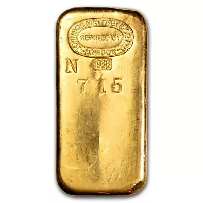 1 Kilo Gold Bar - Johnson Matthey-London (Poured 1938) • $86603.24
