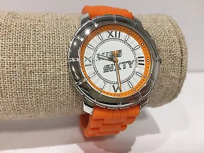 Watch Montre MISS SIXTY - Star - SIJ001 - Quartz - Silver & Orange - 1 9/16in • $88.59