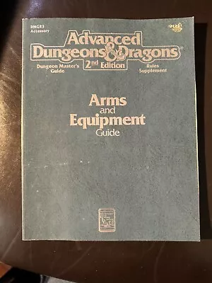 Arms And Equipment Guide 2nd Edition (1991 (Advanced Dungeons & Dragons) • $44