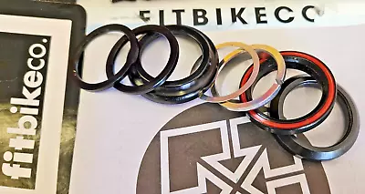 FIT BMX Bike Press Fit 1-1/8  Integrated Headset +2 Spacers New-school Freestyle • $14.99