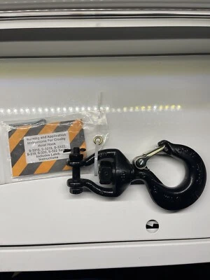 $125 • Buy New Crosby 1 Ton S-3316 Hoist Replacement Swivel Hook