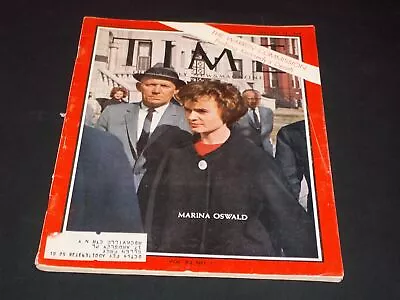1964 February 14 Time Magazine - Marina Oswald Cover - L 5605 • $49.99
