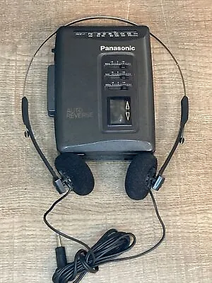 Vintage Panasonic Walkman RQ-V152 AM/FM Radio Cassette & Headphones • $19.99