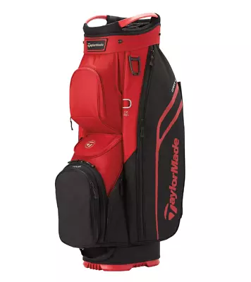 [NEW] TaylorMade 22 Cart Lite Bag ( N7876301 ) - Red/Black • $226