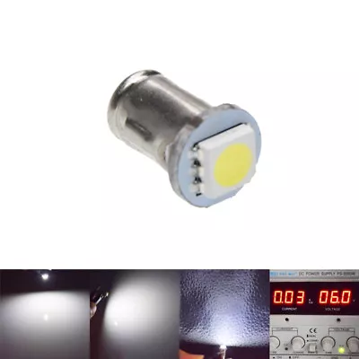 10x 3898 1372 6V 5050 Light Bulb Miniature Mini Lamp Auto Car T6.5 T2 BA7s White • $4.99