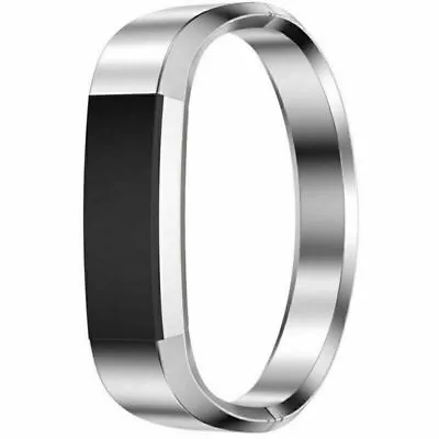 Silver For Fitbit Alta HR Replacement Metal Band Stainless Bracelet Strap Large • $29.52