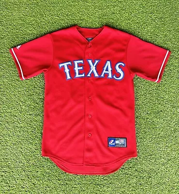 Size Small - Michael Young Texas Rangers Majestic Jersey • $150