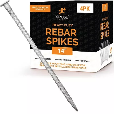 Rebar Stakes - 14 Inch Metal Spikes For Asphalt 1/2 Inch Diameter  • $519.99