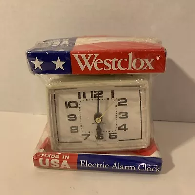 Westclox Electric Alarm Clock New Sealed Package USA Vintage Analog • $29.99