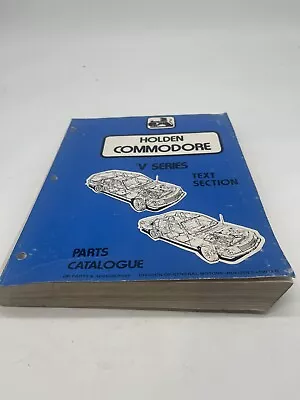 Clean Holden Commodore V Series Parts Catalogue Manual Workshop Dealership 1981 • $99.99