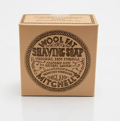 Mitchell’s Wool Fat Lanolin Shaving Soap Bowl Refill - 125g - Mitchells • $17.36