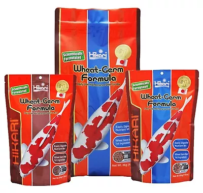 $18.95 • Buy Hikari Wheat-Germ Formula Floating Pellet Fish Food For Koi