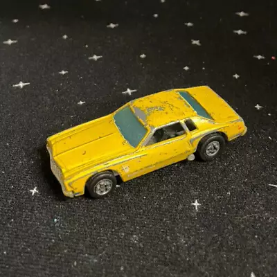 VTG Hot Wheels Yellow Car 1974 Mattel Hong Kong • $6.25