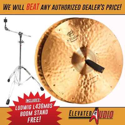 Zildjian 20  K Constantinople Vintage Medium Heavy Cymbal PAIR W/ FREE Stand ! • $899.95