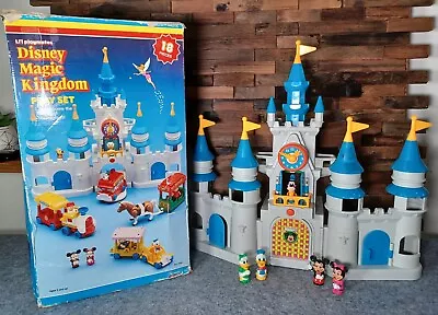 VTG 1987 Playmates Disney Magic Kingdom Playset W Figures IOB • $75