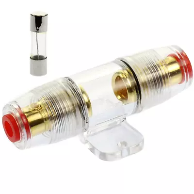 (1) AGU Inline Fuse Holder Fuseholder By Voodoo 4 6 8 Gauge & (1) Fuse • $8.99