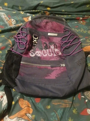 £24 • Buy Dark Dudes Purple And Black Backpack In VGC. Uk Only Sorry 