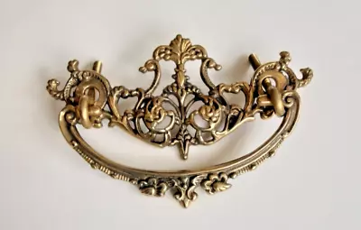 Victorian Drawer Pulls For Dresser Chest Vanity Solid Brass • $9.95