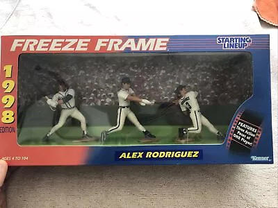 VTG New Alex Rodriguez Seattle Mariners Starting Lineup Freeze Frame 3 Pack 1998 • $4