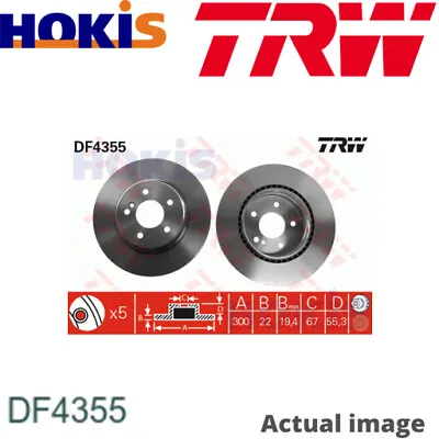 2X BRAKE DISC FOR MERCEDES-BENZ S-CLASS/Sedan E-CLASS/T-Model/Break • £151.24