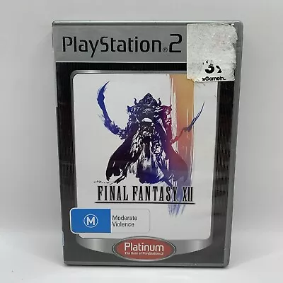 Final Fantasy XII PS2 2006 RPG Square Enix T Teen VGC Free Postage • $13.95