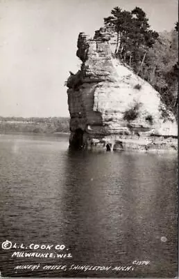 Miner's Castle SHINGLETON Michigan Real Photo Postcard - L.L. Cook • $5