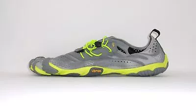 Vibram Men's V-Run Running Shoe Grey/Yellow 12.5 US - USED • $70