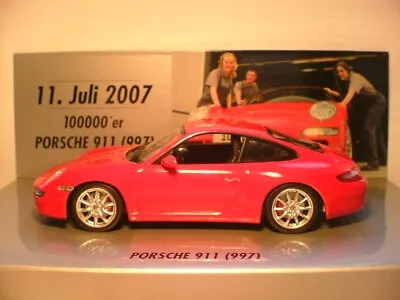 Rare Minichamps 1/43 Red 2001 Porsche 911 (997) 100 000 Outstanding Detail Nla • $26.52