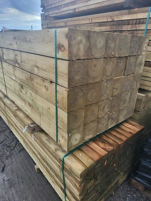 £45 • Buy Pressure Treated 6x6 10ft Fence Posts Gate Posts Gazebo 
