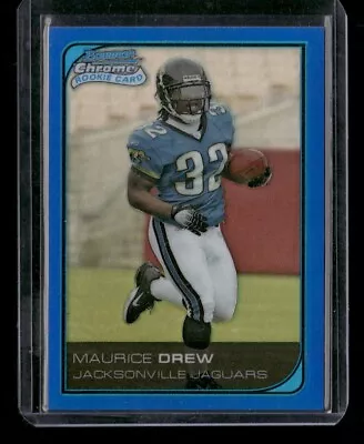 2006 Bowman Chrome Blue Refractor #237 Maurice Drew /150 • $14