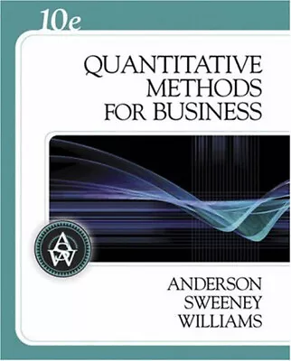 Quantitative Methods For Business Hardcover • $8.48