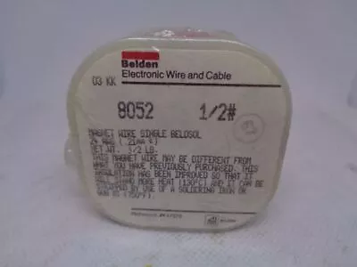 Belden 8052 Magnet Wire Single Beldsol 1/2 LB. 24AWG (.21mm2) - New • $75