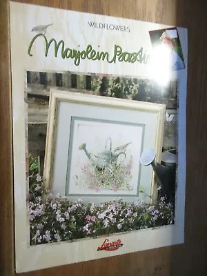 WILDFLOWERS  Marjolein Bastin Counted Cross Stitch Pattern Watering Can • $13.50