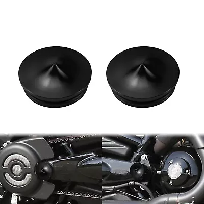 Black Swingarm Pivot Bolt Cover Fit For Harley V-Rod Night Street Rod 2002-2017 • $35.99