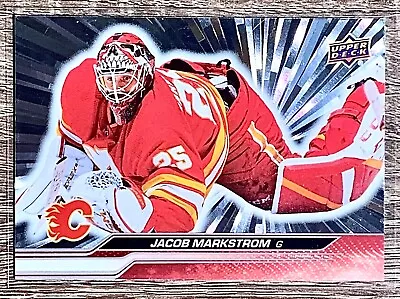 2023-24 Upper Deck Series 2 Jakob Markstrom Silver Outburst Calgary Flames • $0.99