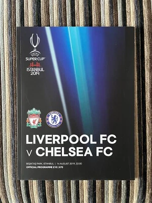 £7 • Buy Chelsea V Liverpool Uefa Super Cup 2019 2020 Matchday Programme