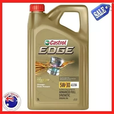 Castrol Edge 5W-30 A3/B4 Engine Oil 5 Litre • $110.98